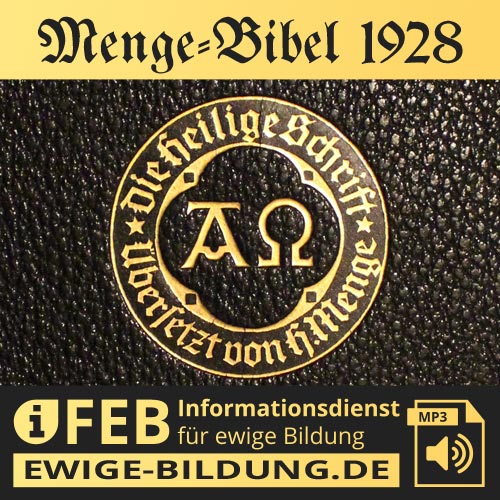 Menge-Bibel von 1928 als Hörbuch kostenlos herunterladen