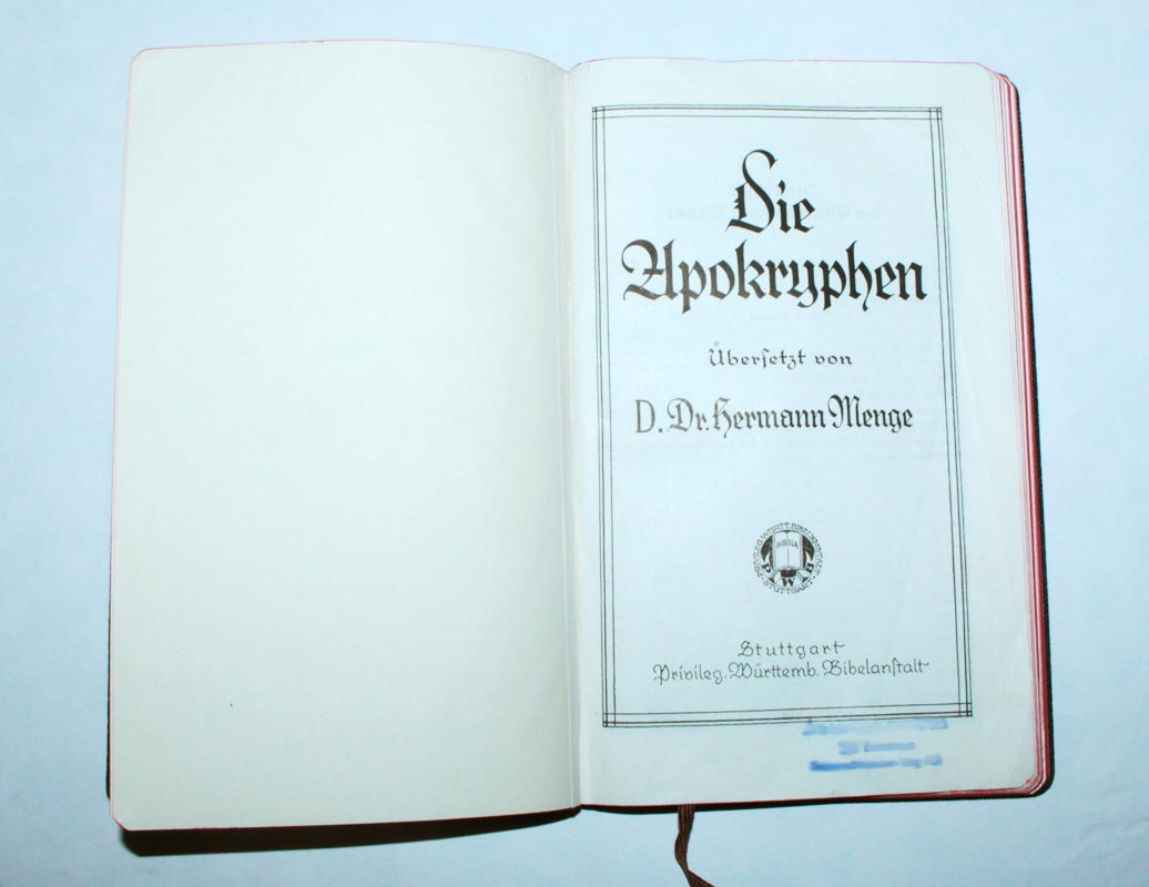 Menge Bibel mit Apokryphen von 1930 als Hörbuch herunterladen