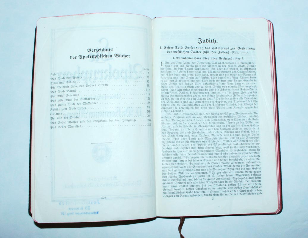 Menge Bibel mit Apokryphen von 1930 als Hörbuch herunterladen